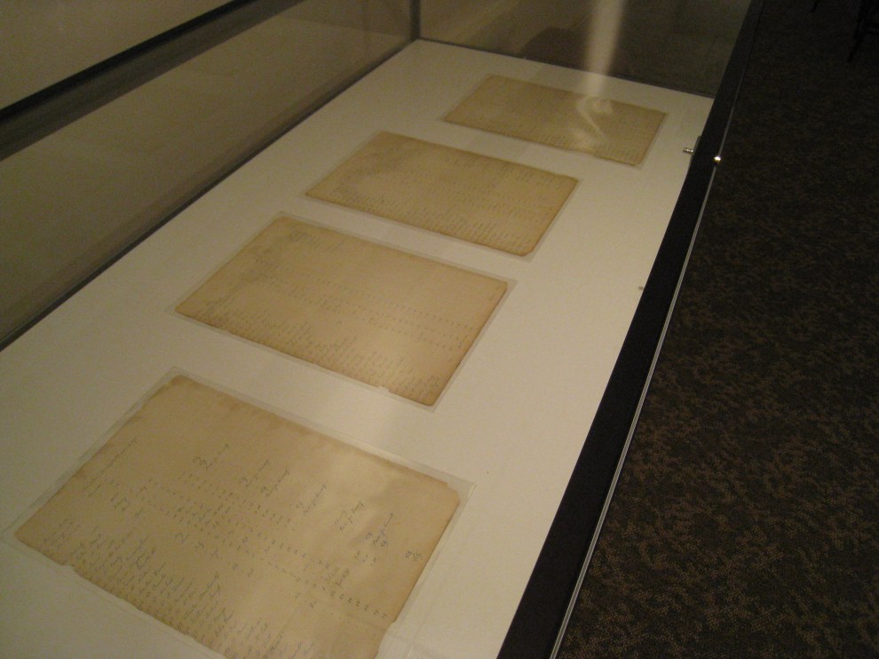 1828 hospital ledger, pages