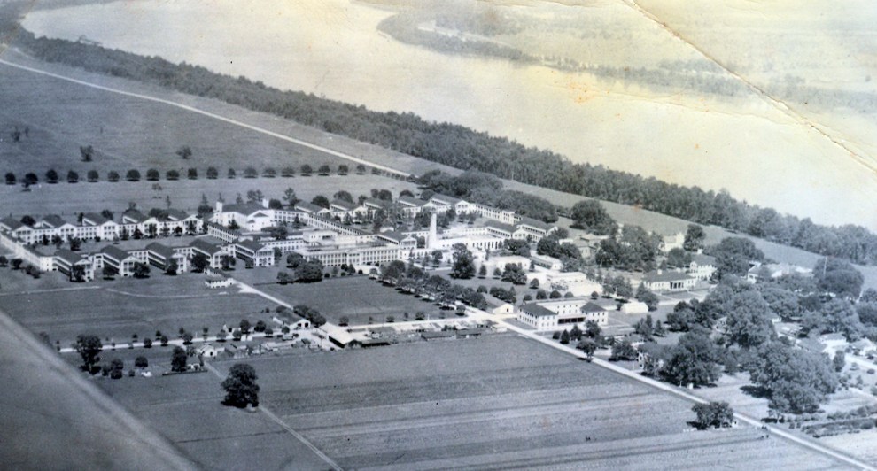 Carville aerial view