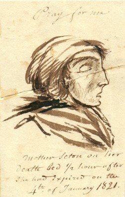 Sketch of Elizabeth Ann Seton