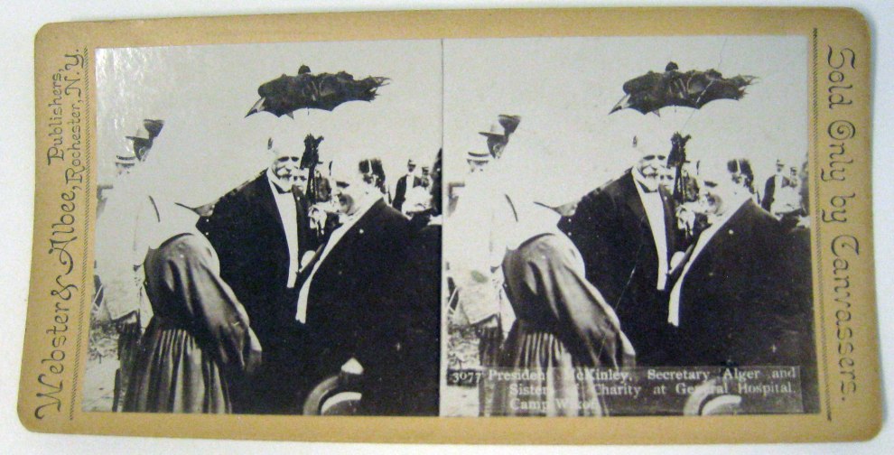 President William McKinley at Camp Wikoff