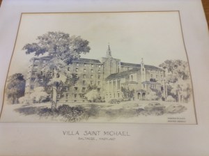 Another view of the architect's rendering of the Villa St. Michael in Baltimore (used with permission of Daughters of Charity Provincial Archives)