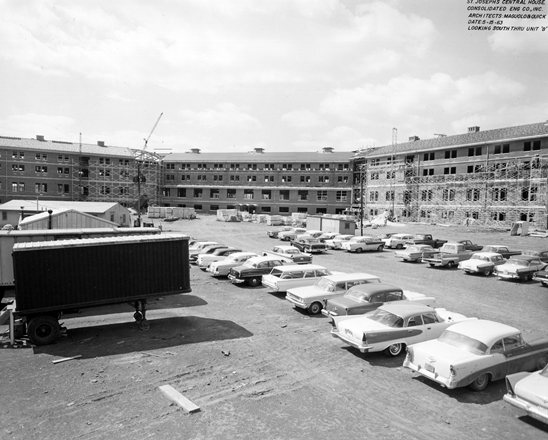 Provincial House under construction, May 1963