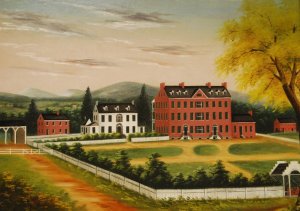 Edward Augustus Seton, View of St. Joseph's Academy, 1825. Oil on canvas. Used with permission of the Provincial Archives