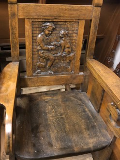 Carved chair