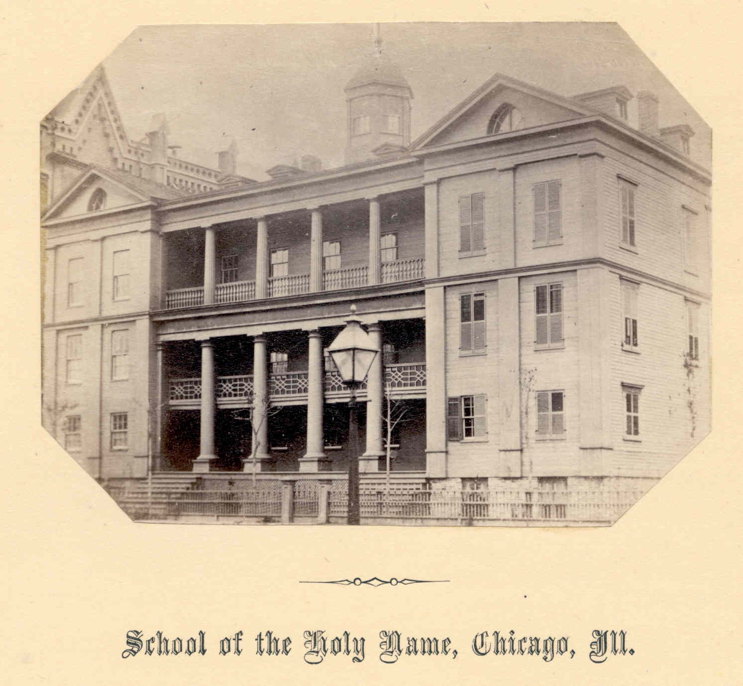 School of the Holy Name -1861 - 1871, Chicago, IL