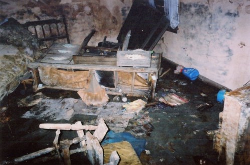 Damage to the Daughters’ residence on Claiborne Street