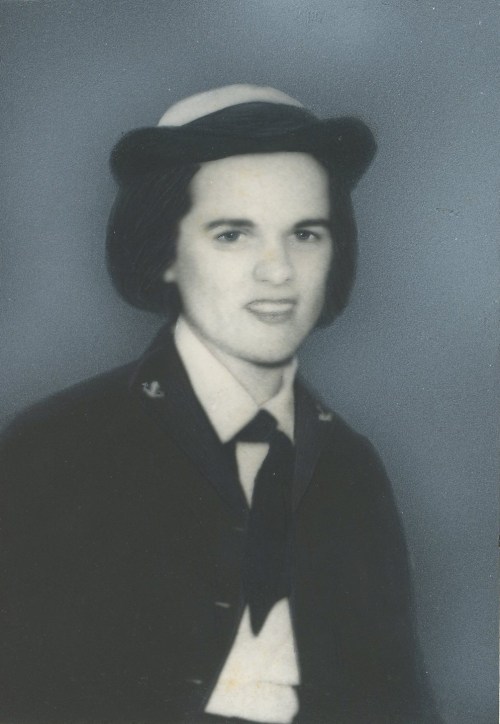 Sister Regina Lindner in WAVES uniform, circa 1943