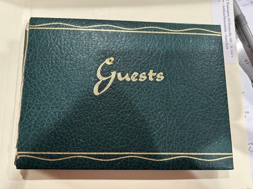 Cover of St. Ann’s Center for Children, Youth and Families guestbook