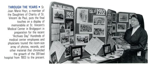 Clipping describing a Heritage Walk from a 1991 staff newsletter